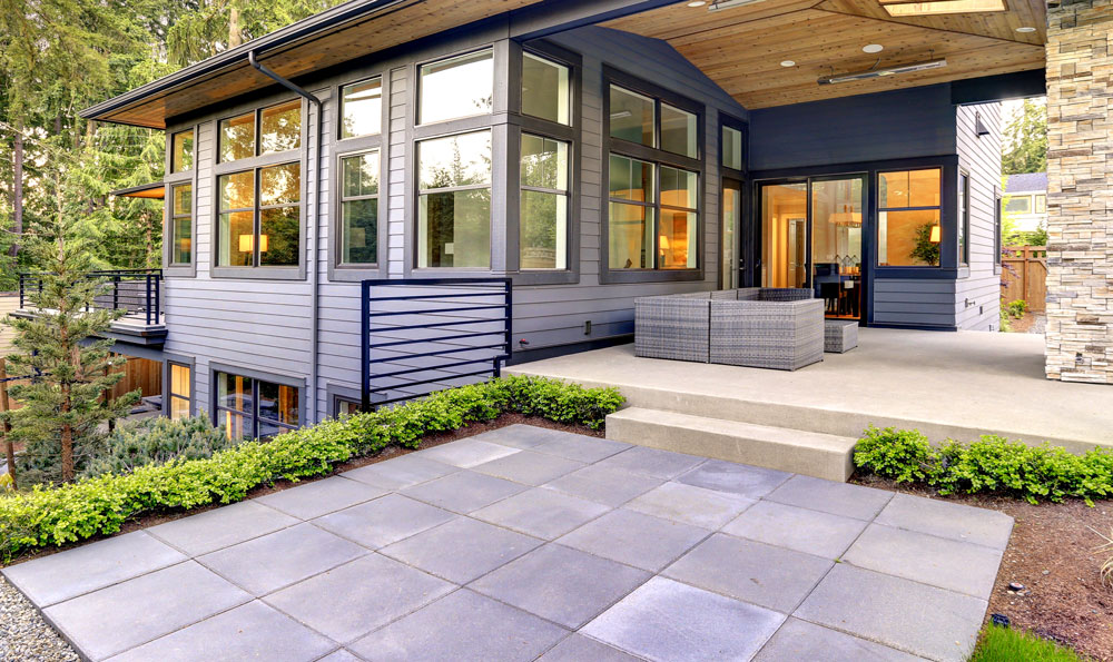 Backyard Patio of Nice Residential Home