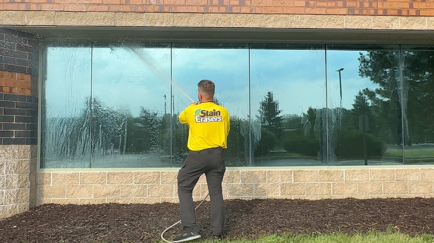 Sparkling windows after a Stain Erasers window cleaning